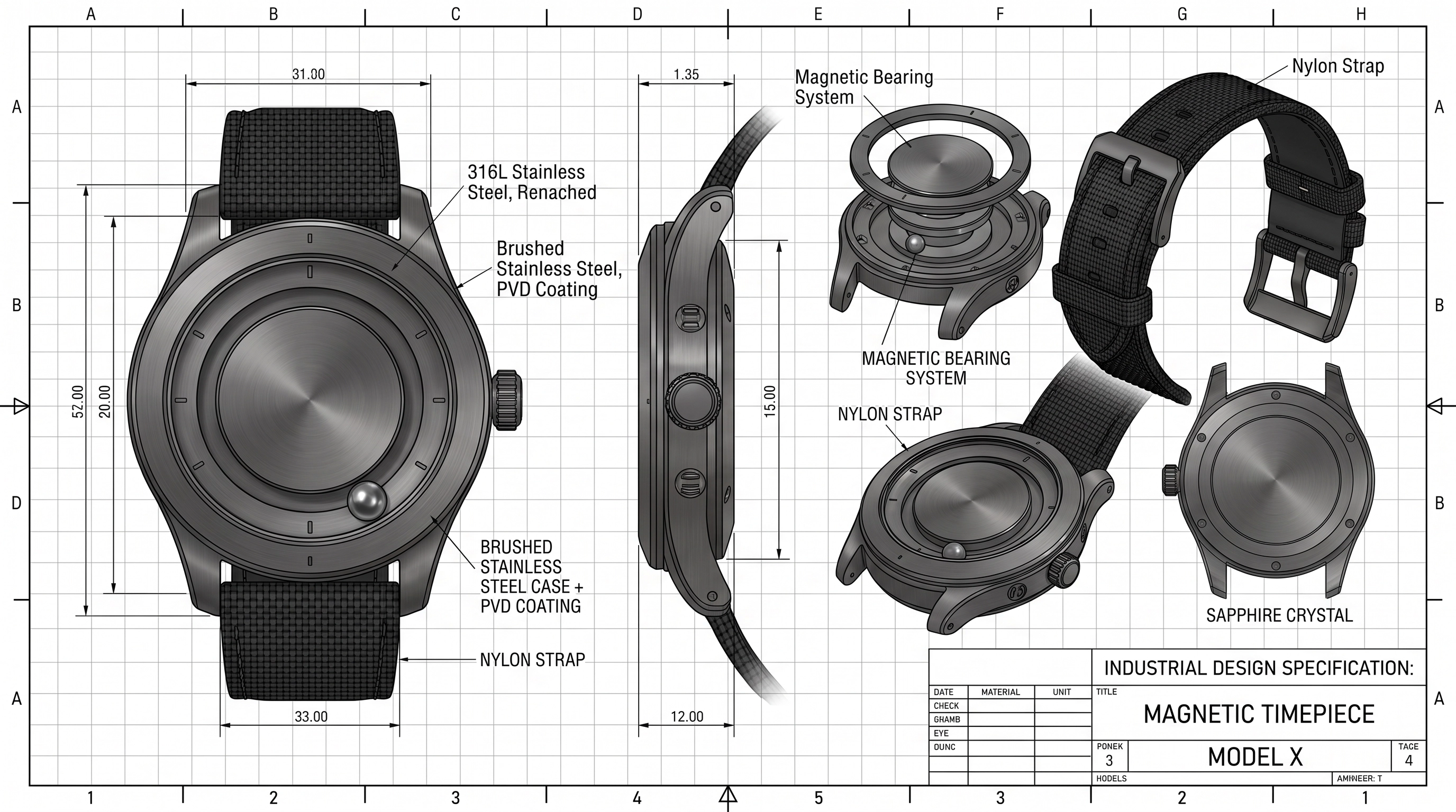 Industrial Design Presentation Board