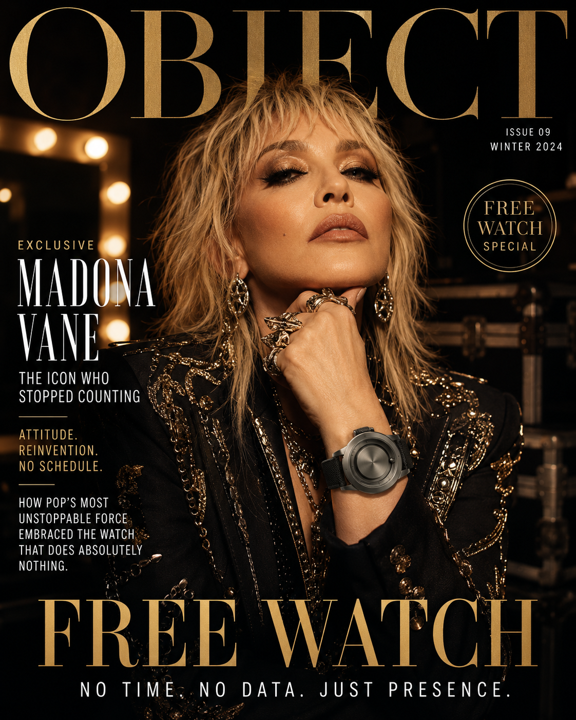Madona Vane Magazine Cover